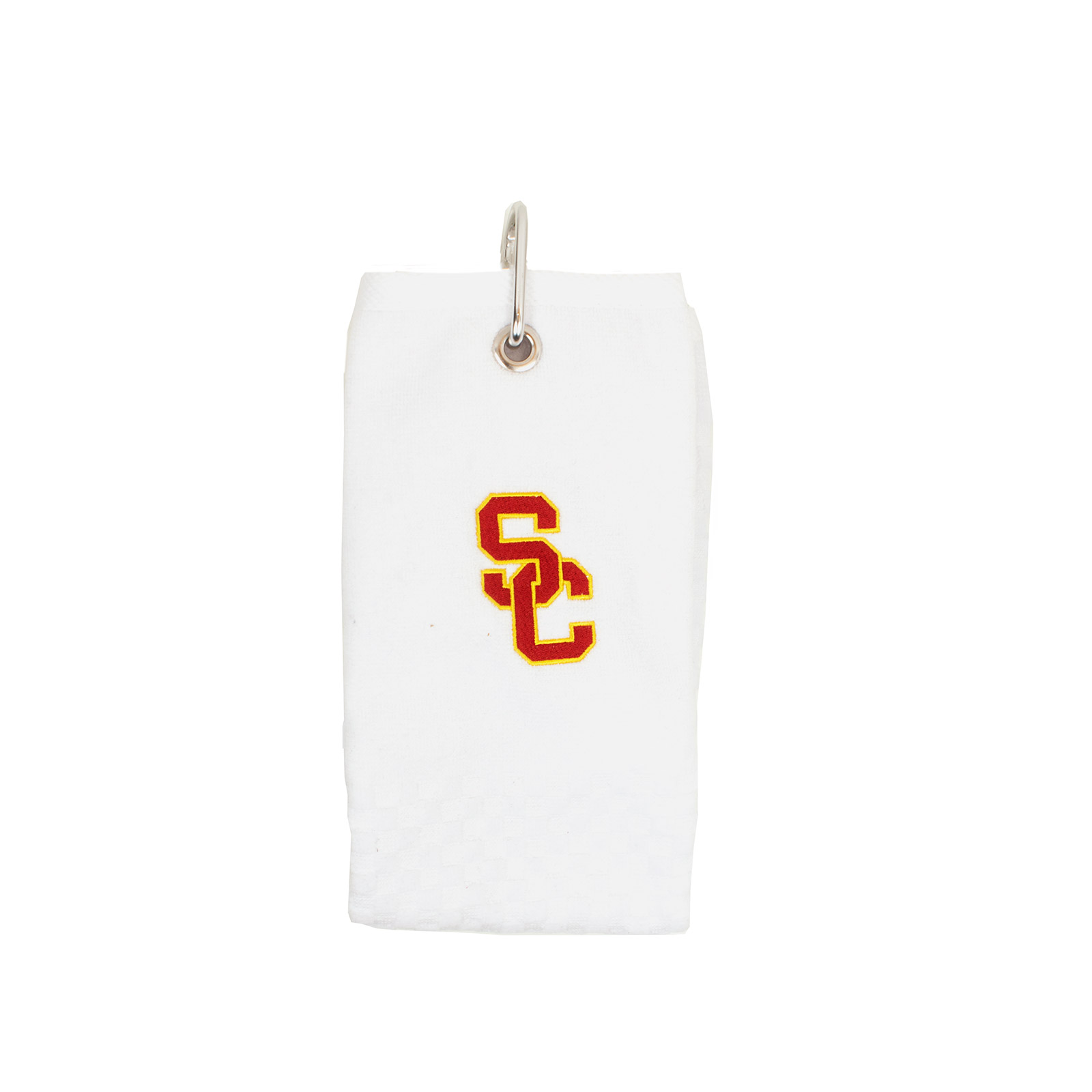 SC Interlock Cross Tri-fold Golf Towel White image01